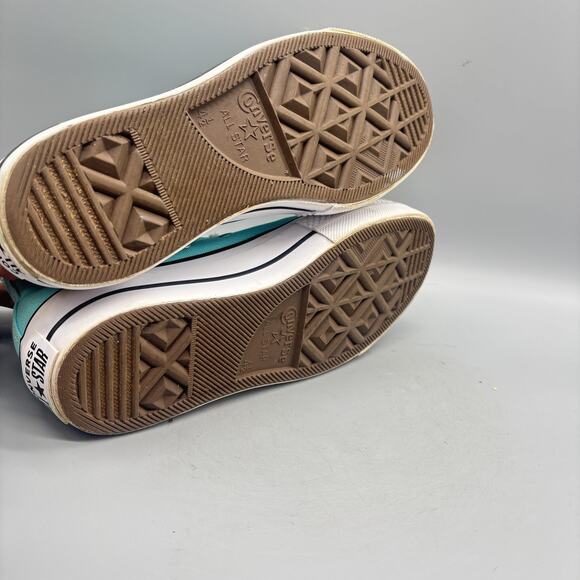 Converse Shoes Womens 6.5 Blue Chuck Taylor All Star High Top Platform Sneakers - Picture 8 of 9